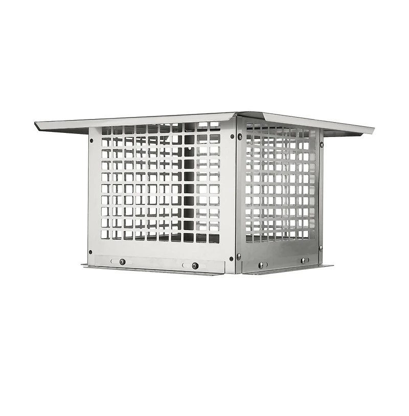 Sugift 12 x 12 inches Stainless Steel Chimney Cap 304 Fireplace Cover Mesh Screen