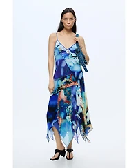 Desigual Women's Asymmetric printed dress