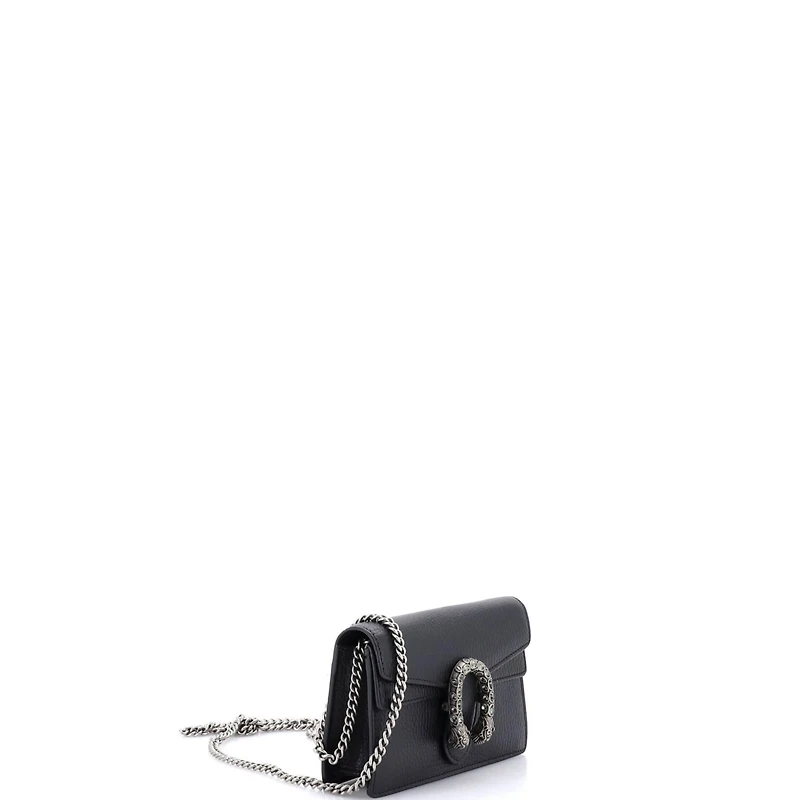 Pre-Owned Gucci Super Mini Dionysus Bag Leather