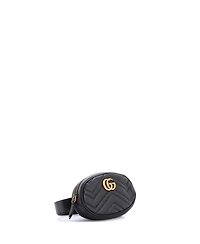 Pre-Owned Gucci Gg Marmont Belt Bag Matelasse Leather