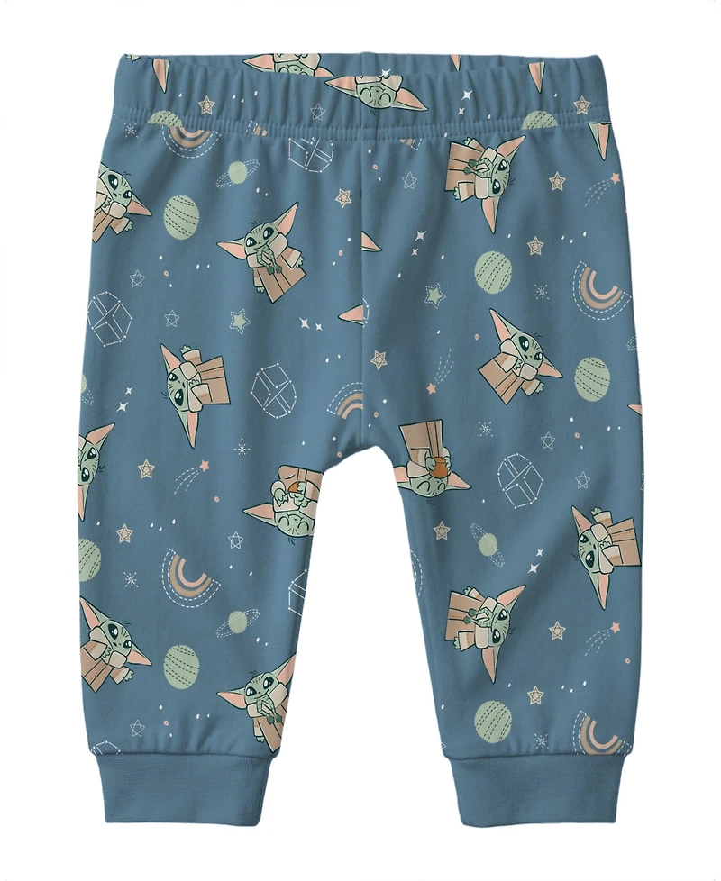 Disney Baby Boys' Short-Sleeve Yoda and Pants, 2-Piece Set