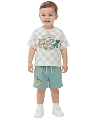 Disney Baby Boys' Toy Story Short-Sleeve T-Shirt and Shorts, 2-Piece Set