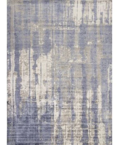 Kas Indulge Drizzle 0802 Grey Blue Area Rug