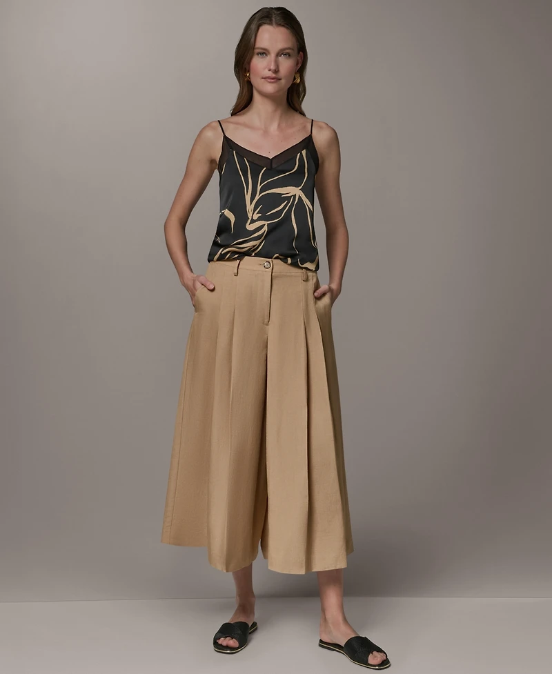 Donna Karan New York Women's Front Hand Pocket Pleated Pants