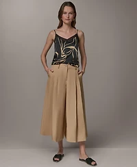 Donna Karan New York Women's Front Hand Pocket Pleated Pants