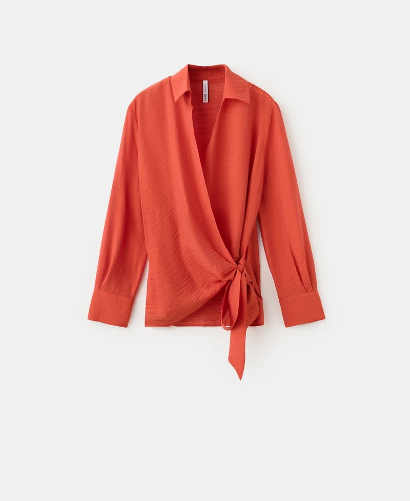 Mango Women's Bow Detail Shirt