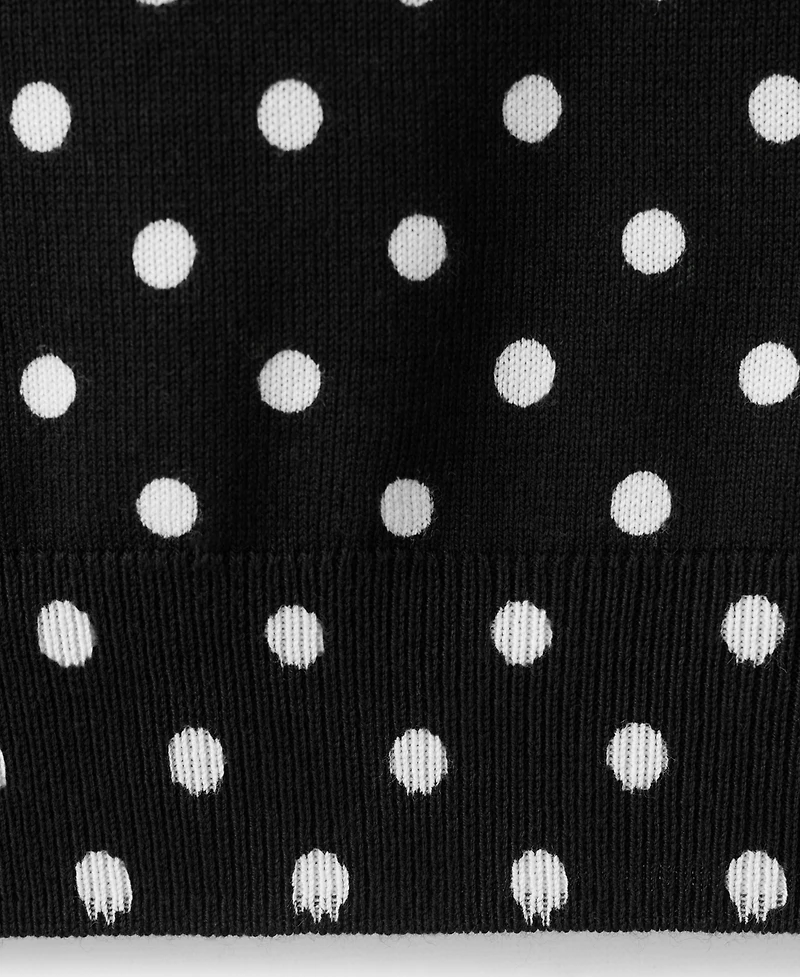 Mango Women's Polka-Dot Knitted Sweater