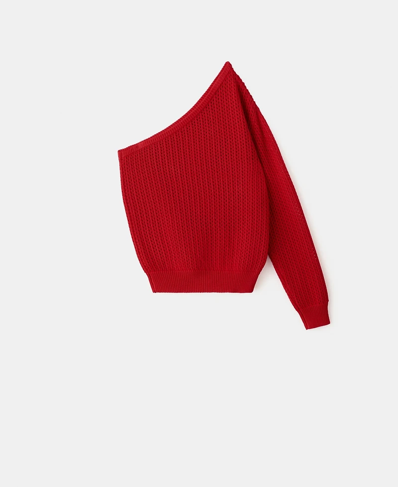 Mango Women's Asymmetric Knit Sweater