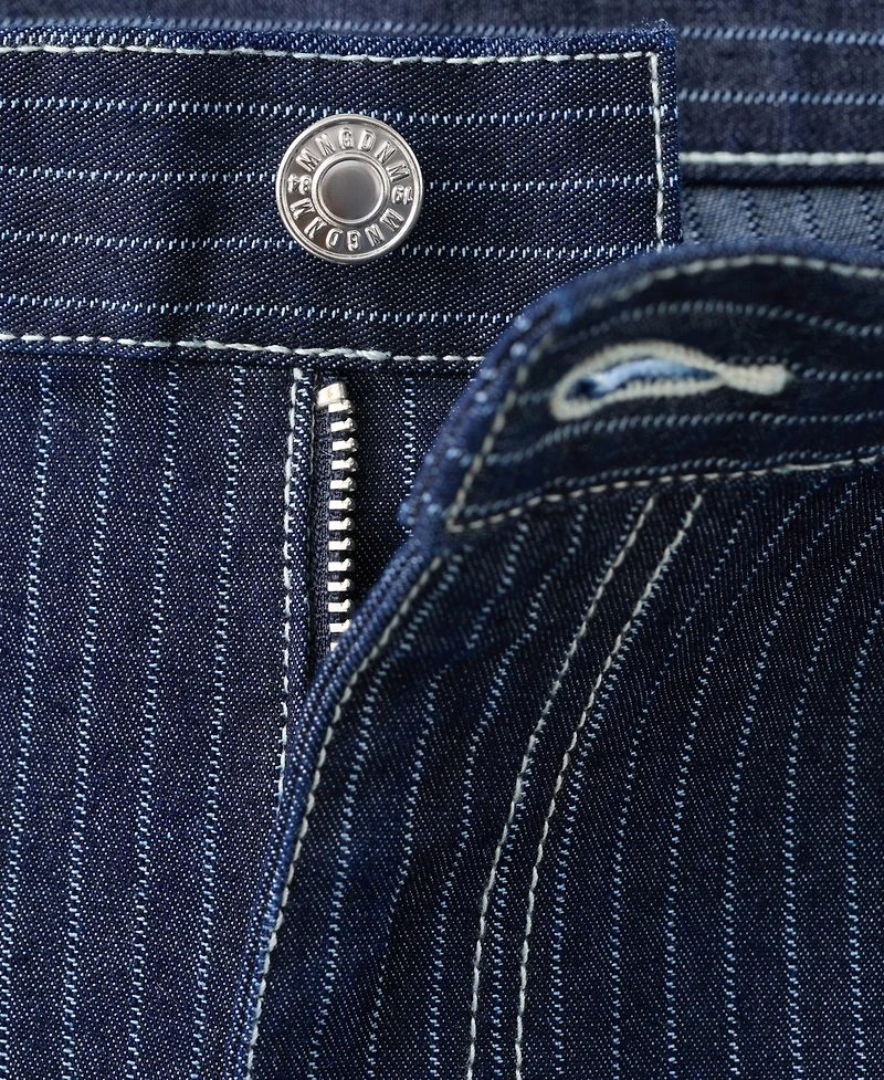 Mango Women's Straight Striped Jeans