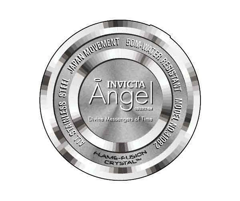 Invicta Women's 31082 Angel Quartz Chronograph White Dial Watch