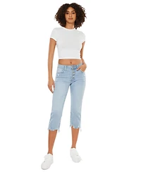 KanCan Women's Celene High-Rise Capris