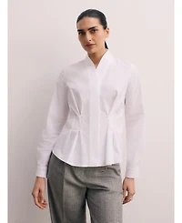 The Fold Women's Avio Cotton Blouse