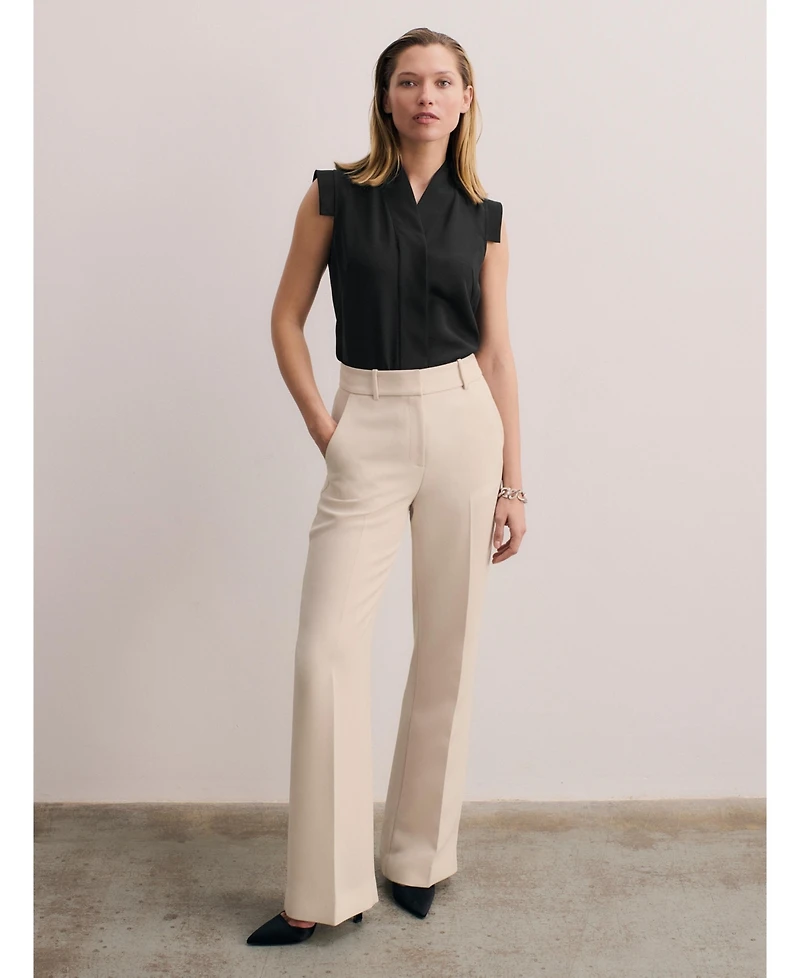 The Fold Women's Bowery Sleeveless Silk Blouse