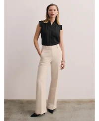 The Fold Women's Bowery Sleeveless Silk Blouse