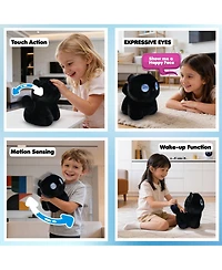Contixo Ai Pixie-Paw Smart Plush Cat with Advanced Voice and Touch Interactive Toy