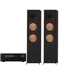 Klipsch Reference Premiere Rp-8000F Ii Floorstanding Speaker Pair + Onkyo Tx-8470 2-Channel Wi-Fi Stereo Receiver Bundle