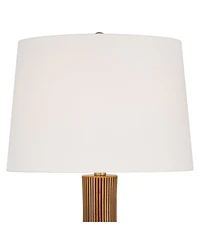 360 Lighting Shannon High Stripe Ceramic Gourd Table Lamp Set of 2