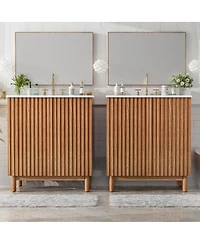 Sillysis Solid Wood Legs, Soft-Close Doors, Adjustable Shelf