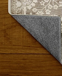 Hunter Florence Washable Non-Slip Printed Chenille Accent Rug