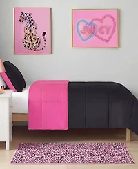 Juicy Couture Timeless Leopard Finely Soft Washable Accent Rug, 24" x 48"