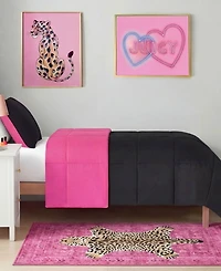 Juicy Couture Leopard Medallion Finely Soft Washable Accent Rug, 36" x 60"