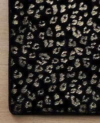 Juicy Couture Metallic Leopard Foil Print Rug, 72" x 48"