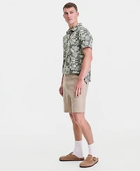 Sun + Stone Men's Cotton & Linen 8" Shorts, Macy's Exclusive
