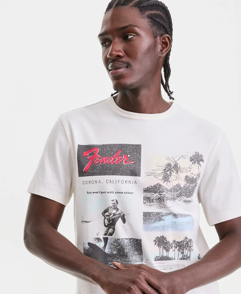 Sun + Stone Men's Cotton Fender Beach Graphic T-Shirt, Macy's Exclusive