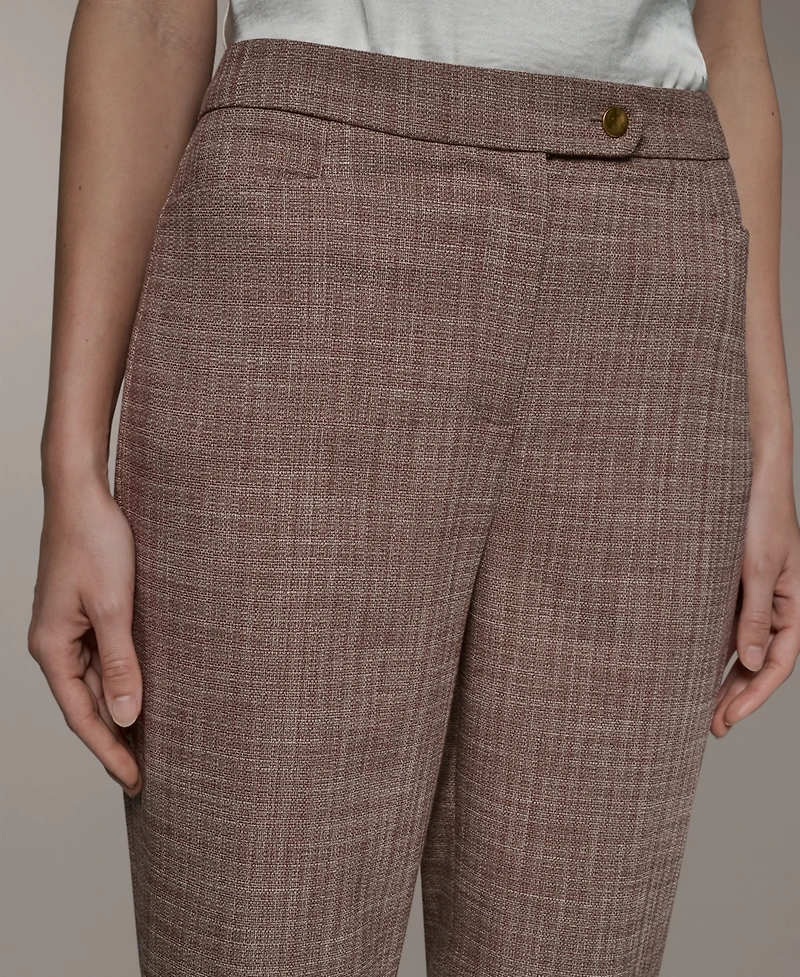 Donna Karan New York Women's Mid-Rise Straight-Leg Pants