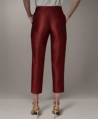 Donna Karan New York Women's Mid-Rise Straight-Leg Pants