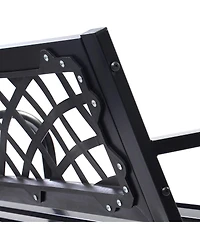 Slickblue Bench Deck with Steel Frame for outdoor