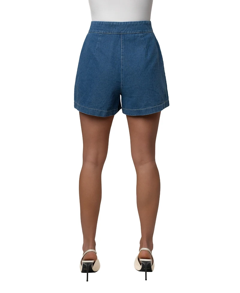 Jluxlabel Women's City Stroll Denim Shorts