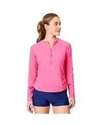 Free Country Women's SunFree Quarter Zip Upf Sunshirt