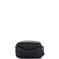 Pre-Owned Saint Laurent Mini Lou Camera Bag Matelasse Chevron Leather