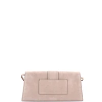 Pre-Owned Jacquemus Long Le Bambino Flap Shoulder Bag Suede