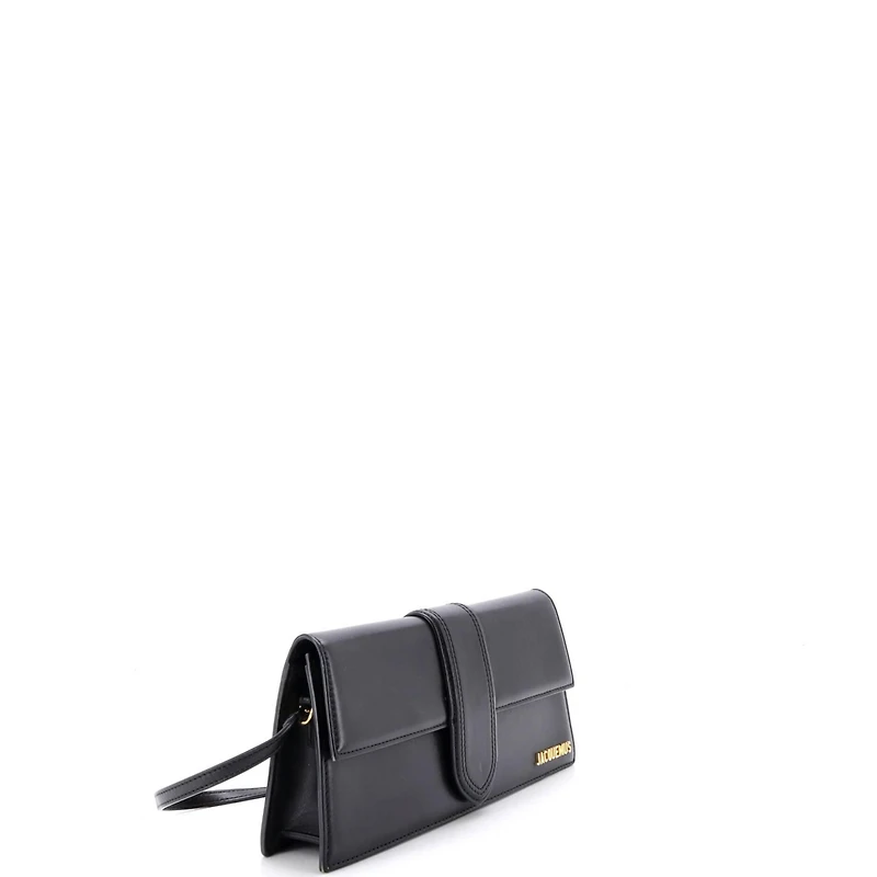 Pre-Owned Jacquemus Long Le Bambino Top Handle Flap Bag Leather
