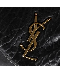 Pre-Owned Saint Laurent Medium Calypso Flap Bag Leather