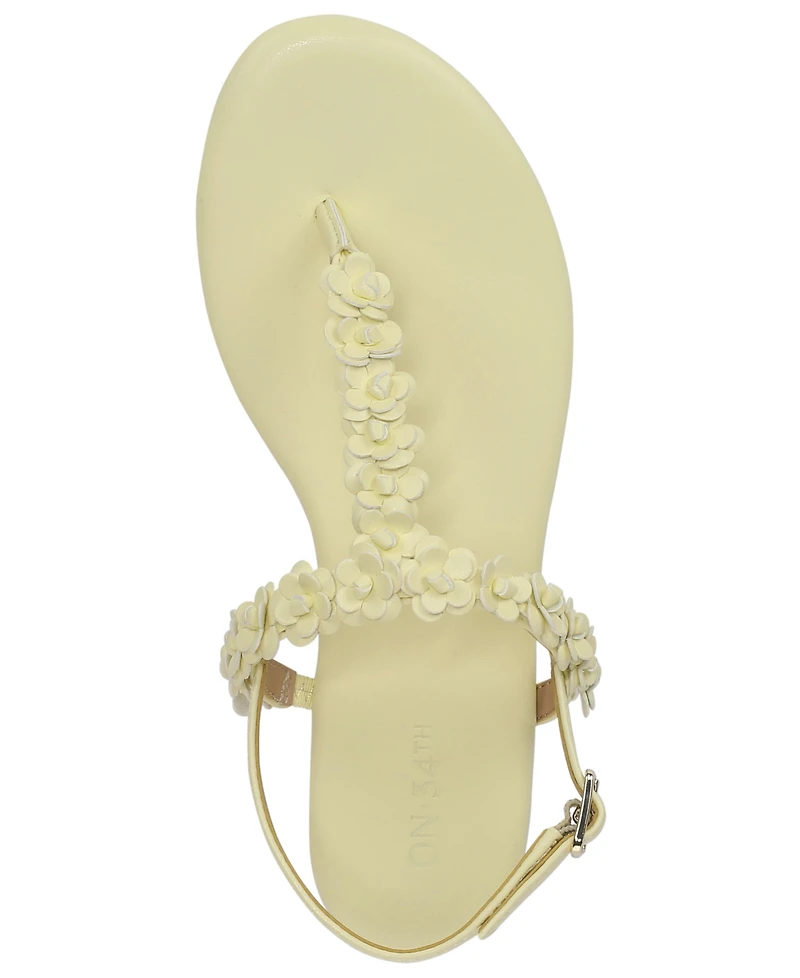 On 34th Women's Ariellaa Flat Thong Sandals, Macy's Exclusive