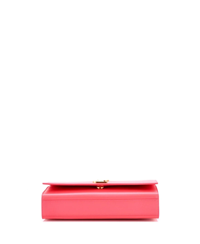 Pre-Owned Saint Laurent Medium Classic Monogram Crossbody Bag Grainy Leather