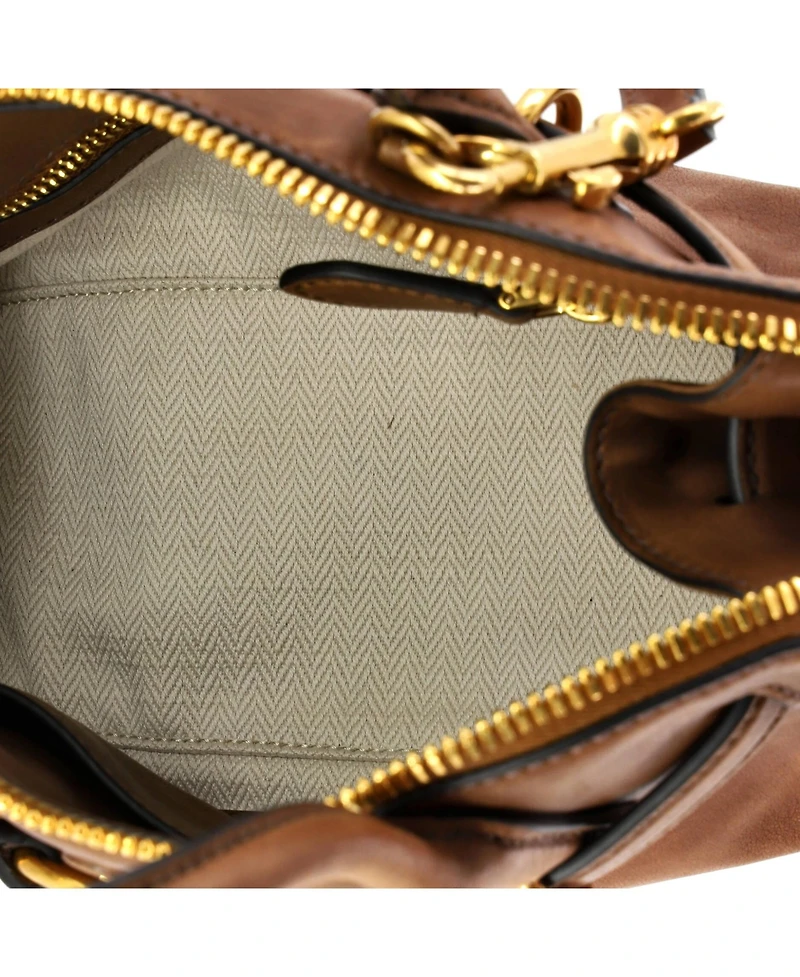 Pre-Owned Miu Miu Regular Aventure Top Handle Bag Leather