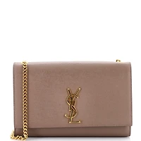 Pre-Owned Saint Laurent Medium Classic Monogram Crossbody Bag Calfskin