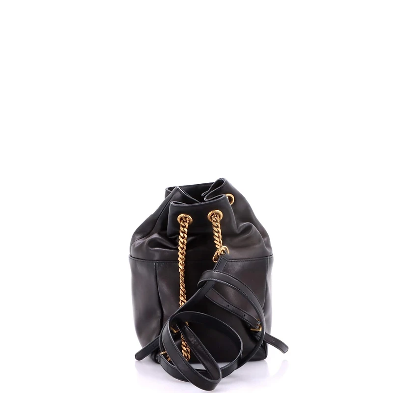 Pre-Owned Saint Laurent Jamie Backpack Leather and Suede