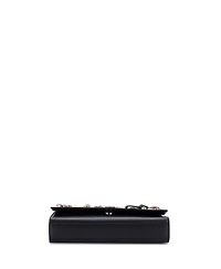Pre-Owned Saint Laurent Medium Classic Monogram Crossbody Bag Embellished Leather
