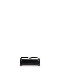 Pre-Owned Saint Laurent Mini Cassandra Top Handle Bag Canvas with Leather
