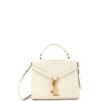 Pre-Owned Saint Laurent Mini Cassandra Top Handle Bag Embossed Leather