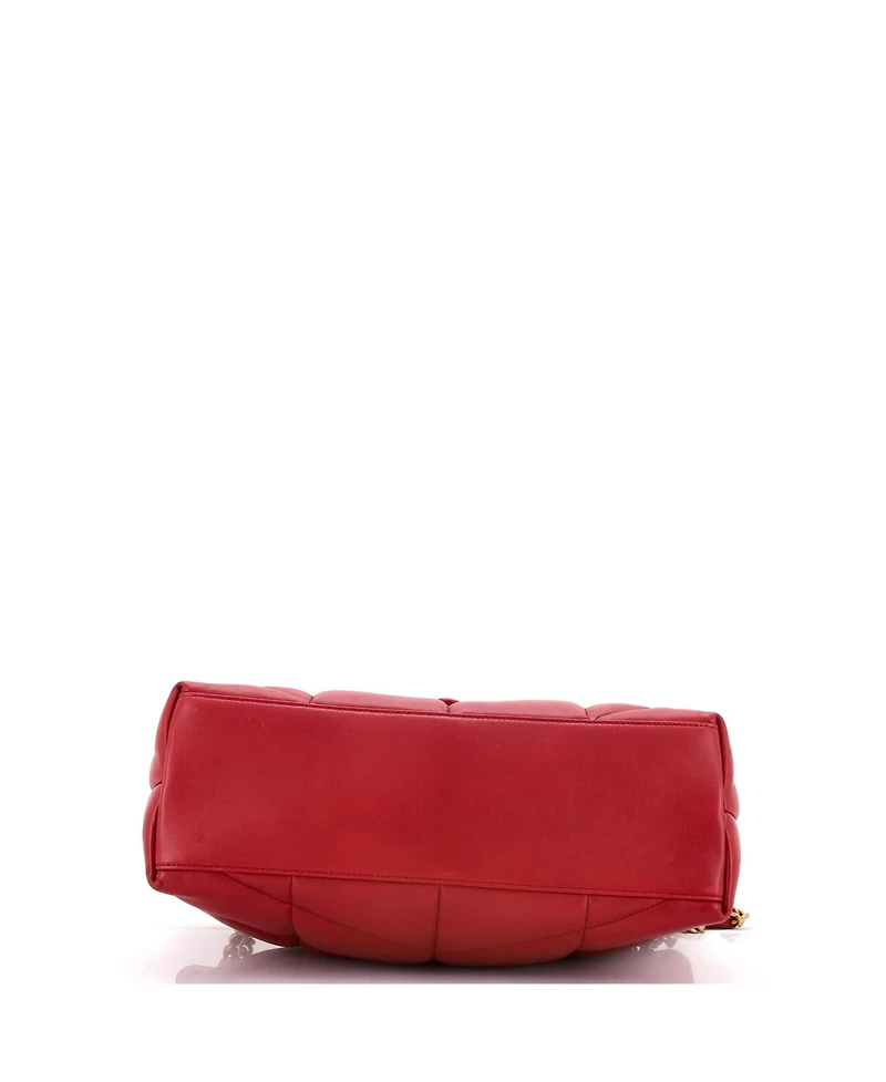 Pre-Owned Saint Laurent Medium Loulou Puffer Shoulder Bag Quilted Leather