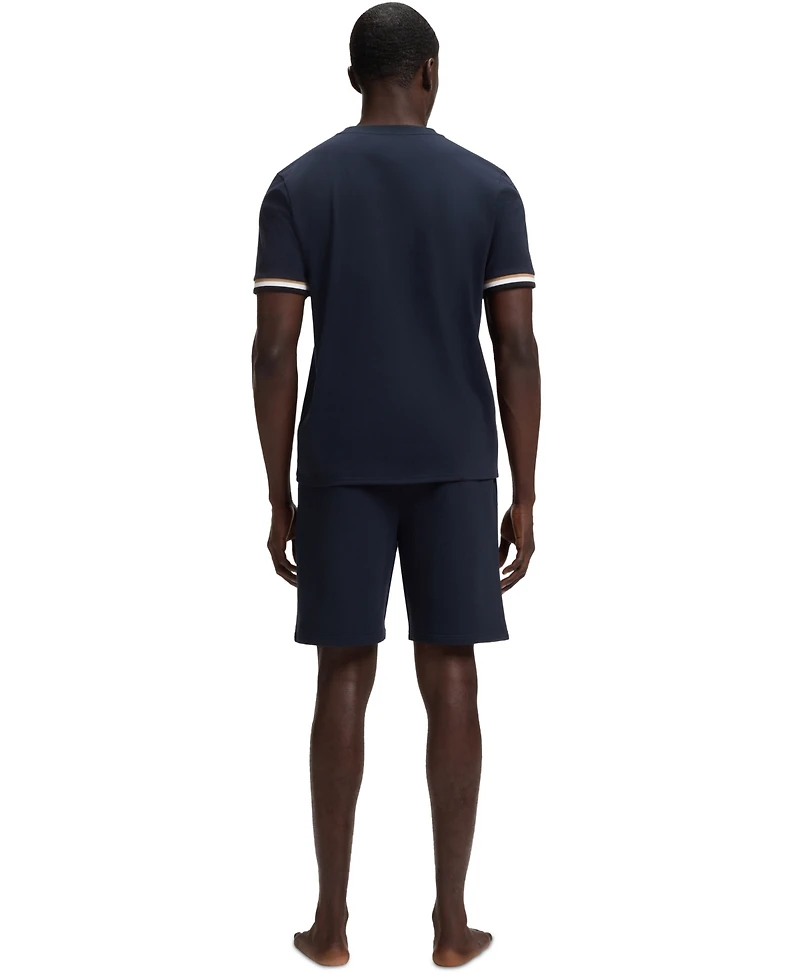 Hugo Boss Men's Cotton Mid-Rise Iconic Shorts