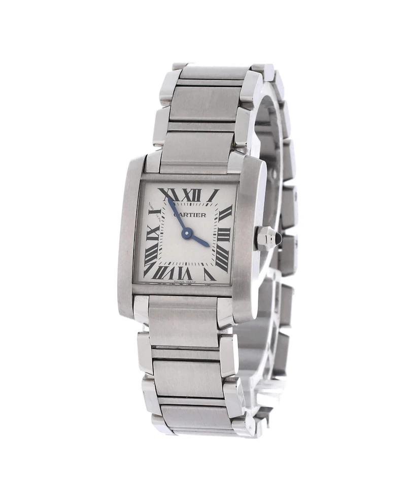 Pre-Owned Cartier Tank Francaise Quartz Watch in Stainless Steel 20mm