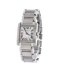 Pre-Owned Cartier Tank Francaise Quartz Watch in Stainless Steel 20mm
