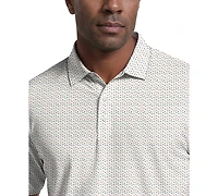 Pga Tour Men's Confetti Print Golf Polo Shirt